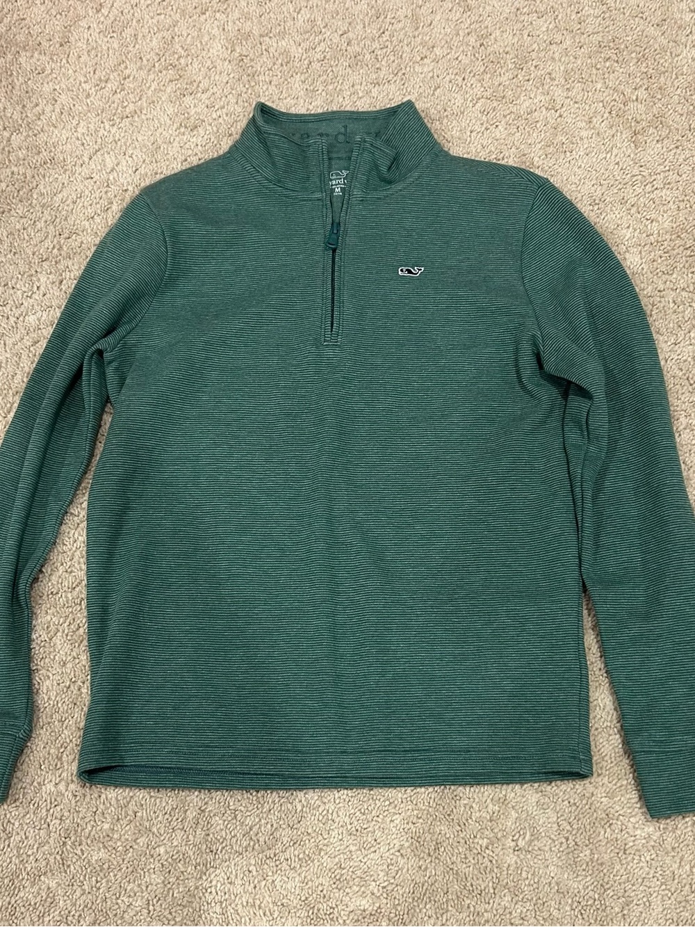 Vineyard Vines Green Quarter-Zip Pullover Hoodie for Kids